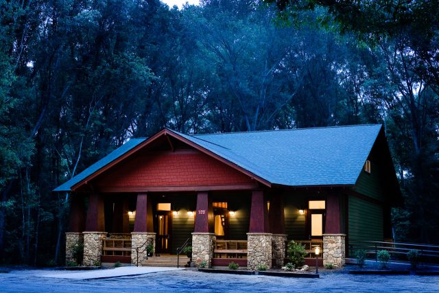 exterior of multi-purpose building at Camp Canaan